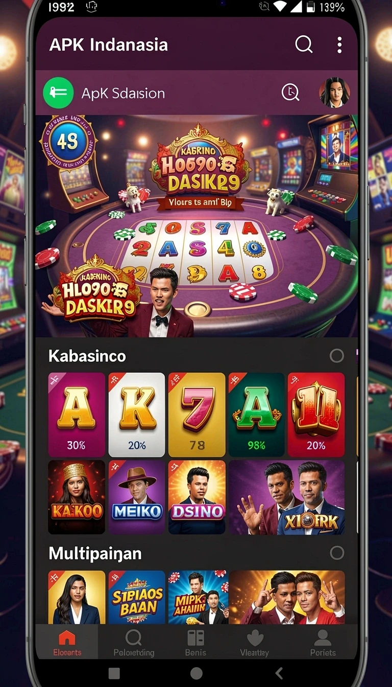 Tampilan utama aplikasi Aplikasi inova77 Resmi: Download dan Instalasi yang intuitif dan efisien.