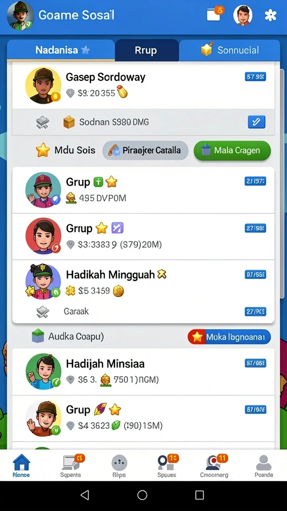 Tampilan utama aplikasi Aplikasi ovo99 Resmi dan Terpercaya di Android yang intuitif dan efisien.