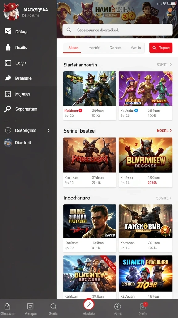 Tampilan utama aplikasi Aplikasi aztec88 Resmi: Download dan Instalasi yang intuitif dan efisien.