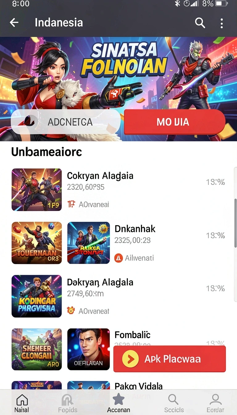 Tampilan utama aplikasi aman33 Terbaru: Download APK Resmi dan Aman yang intuitif dan efisien.