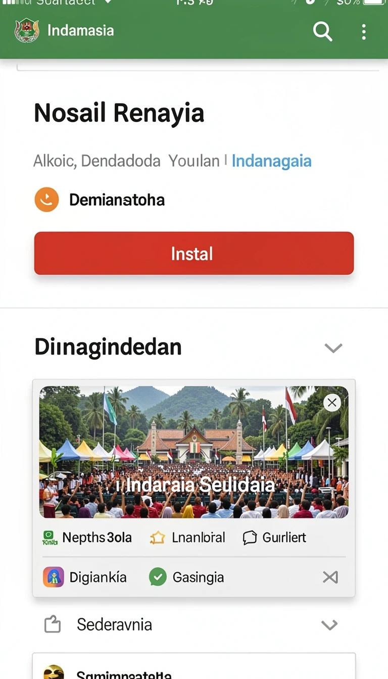 Tampilan utama aplikasi boswin77 Terbaru: Download APK Resmi dan Aman yang intuitif dan efisien.