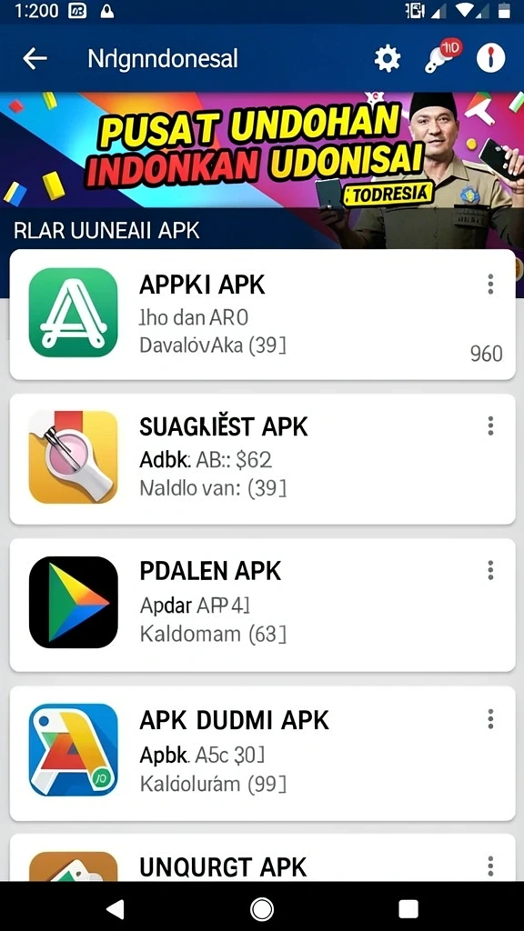 Tampilan utama aplikasi Aplikasi vm108 Resmi dan Terpercaya di Android yang intuitif dan efisien.