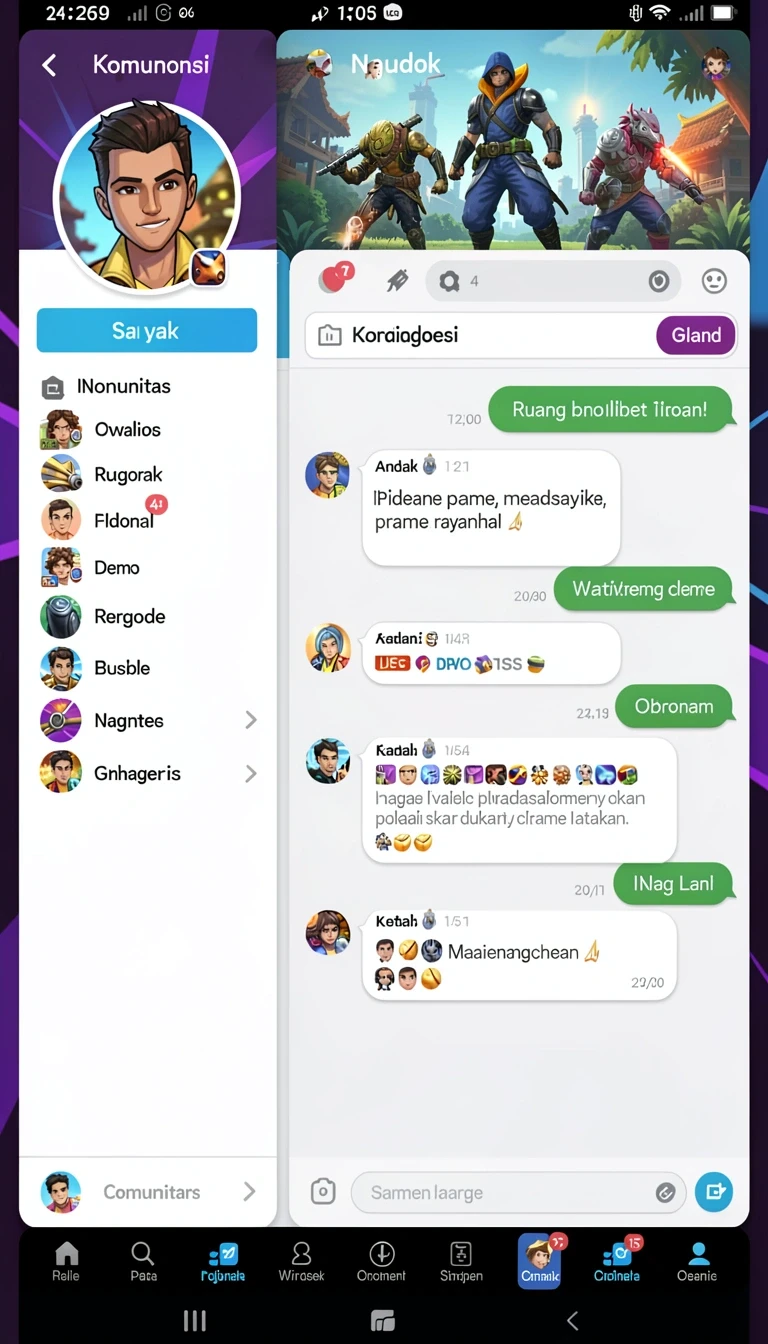 Tampilan utama aplikasi Aplikasi boscuan77 Resmi dan Terpercaya di Android yang intuitif dan efisien.